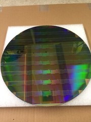 silicon wafer 12” 300mm copper pattern reclaim. Art, CPU, electronics, gifts