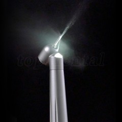 LED Dental Surgical Handpiece 45 Degree High Speed Turbine 4 Hole Rare Exhaust