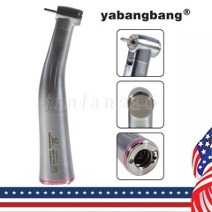 NSK Ti-MAX X95L Style Dent 1:5 LED Fiber Optic Contra Angle Handpiece Red Ring