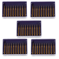 5 box Dental Trimming Finishing Gold Burs Carbide FG 7901 High Speed Handpiece u