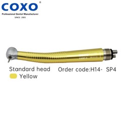 US COXO Colorful Dental High Speed Handpiece Air Turbine Anti-retraction 4 Holes