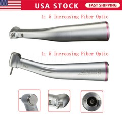 NSK Ti-MAX X95L Type Dental 1:5 Fiber Optic Contra Angle Handpiece LED Turbine