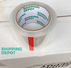 12 Rolls of Shipping Depot Carton Box Sealing Clear Packing Tape 3″ x 110 Yds