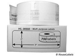 DYMO 30332 1×1 Direct Thermal Multipurpose Labels (1″ x 1″) – (3) Rolls of 750