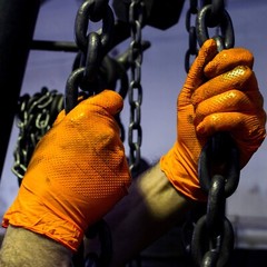 Great Glove Heavy Duty Nitrile Gloves-8Mil Orange (Case of 10 Boxes)