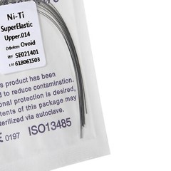 10 Pcs/Pack Dental Orthodontic Round Super Elastic NiTi Arch Wire Ovoid All Size