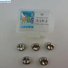 5pcs/pack Dental Kids Crown Primary Molar D/E Upper Lower Teeth size 2-7