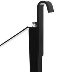 4PCS Black Cargo Shipping Container Shelving Shelf Brackets Universal 18″x60″