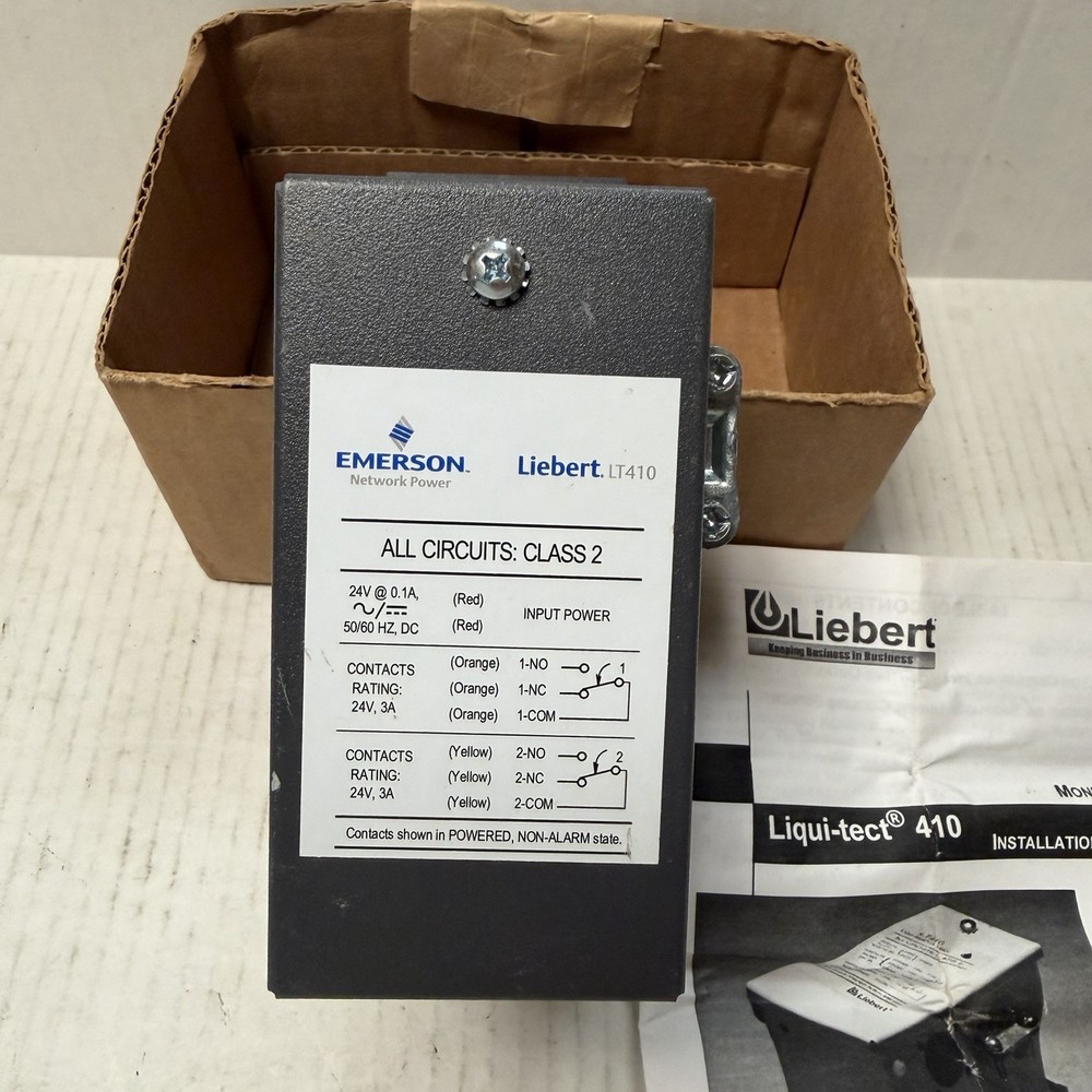 EMERSON Liebert Liqui-Tect 410 (LT410) Point Leak Detection Sensor.