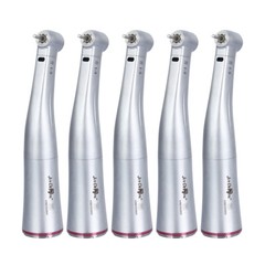 Dental 1:5 Increasing LED Contra Angle Handpiece Spray Ceramic Bearing