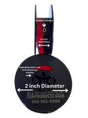 Universal Typewriter Ribbon 2″ x 1/2 Inch Black and Red Ink Twin Spool USA Made