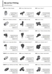 CHELIC SQG3 4M5 Ø04-M5 BSPT Female push to connector Fitting (10 PCS PER BAG)