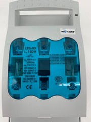 Wohner LTS-00 33198 NH Fuse Disconnect Switch Size-00 160A 3P Panel Mounting