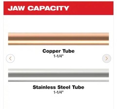 Milwaukee 1 1/4″ In CTS-V Press Jaw for M12 FORCELOGIC 49-16-2453