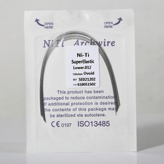 10pcs/pack Dental Orthodontic Super Elastic Niti Arch Wire Round Ovoid Form usa