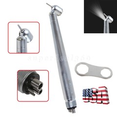 LED Dental 45 Degree Surgical High Speed Handpiece Push Button 4 Hole NSK Style