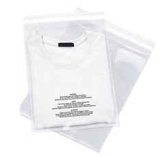 200 8×10 Poly Bags Resealable Suffocation Warning Clear Bag 1.5 mil 100 x 2