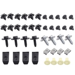 50Pcs For Lexus Engine Splash Shield Fender Bumper Screw Clips Rivet Fastener