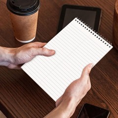Steno Pads 6×9 5 Pack Gregg Ruled Top Spiral Notebook 60 Sheets