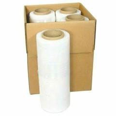 12″ x 1500FT 80 Gauge Pallet Wrap Stretch Film Shrink Hand Wrap 1500′ 4 Rolls