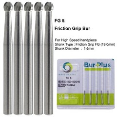 Wave Dental Round Carbide Bur FG Diamond Bur Surgical Long Round Ball High Speed