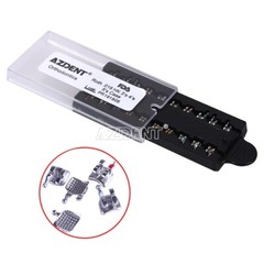 AZDENT Dental Orthodontic MIM Monoblock Brackets Braces Mini Roth/MBT Hooks 345