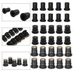 Rubberized Brass Nuts Neoprene Well Nuts Various Sizes High Strength Rubber