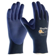 12- MaxiFlex THIN LIGHWEIGHT Nitrile Grip Palm Coated PROTECTIVE WORK GLOVES SML