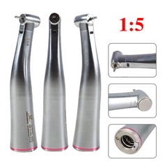 Dental 1:5 Fiber Optic LED Contra Angle Handpiece Internal four spray fit NSK OR