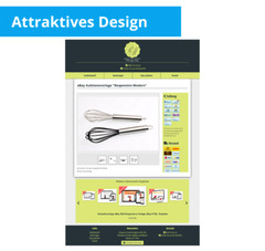 eBay template HTML mobile optimized eBay template responsive modern + editor