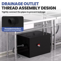 30 Gallon Commercial Under Sink Grease Trap 30 LBS Under Sink Grease Trap