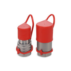 1/2″ Flat Face Hydraulic Quick Couplers Set – 1/2″ SAE Thread