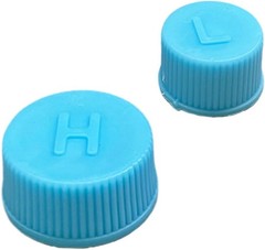R134a AC Port Caps Leakproof High Low 2PCS