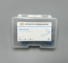 Dental Blue Matrix Strip Contoured Anterior Matrices 0.05mm Restorative Strips