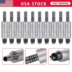 1-10* Dental Inner Channel E-type Air Motor Handpiece 4 Hole Low Speed E-type