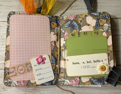 Junk Journal Handmade Booklet Book Vintage “Nature Butterfly” Pockets, Ephemera