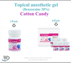 Dental Gingicaine Topical Gel Mint Julep, Bing Cherry, Banana, 1-6 oz Exp: 02/29