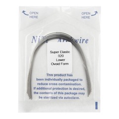 100Pcs Dental Orthodontic Arch Wire Super Elastic NiTi Round Ovoid Form 012-020