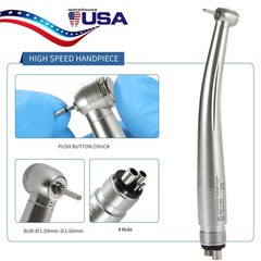 Dental High Speed Handpiece Small Mini Head Turbine 4 Hole Fit NSK