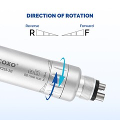 COXO Dental Low Speed Inner Water Straight/Contra Angle/Air Motor Handpiece 4H
