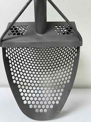 Titanium Sand Scoop Beach Metal Detecting Tool Shovel Sifter Digging Titan