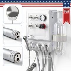 Portable Dental Turbine Unit Air Compressor/High&Low Speed Handpiece Kit 2/4Hole