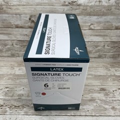 1 Box Medline Signature Touch LATEX Surgical Gloves Size: 6 MSG8960 *See Dates*
