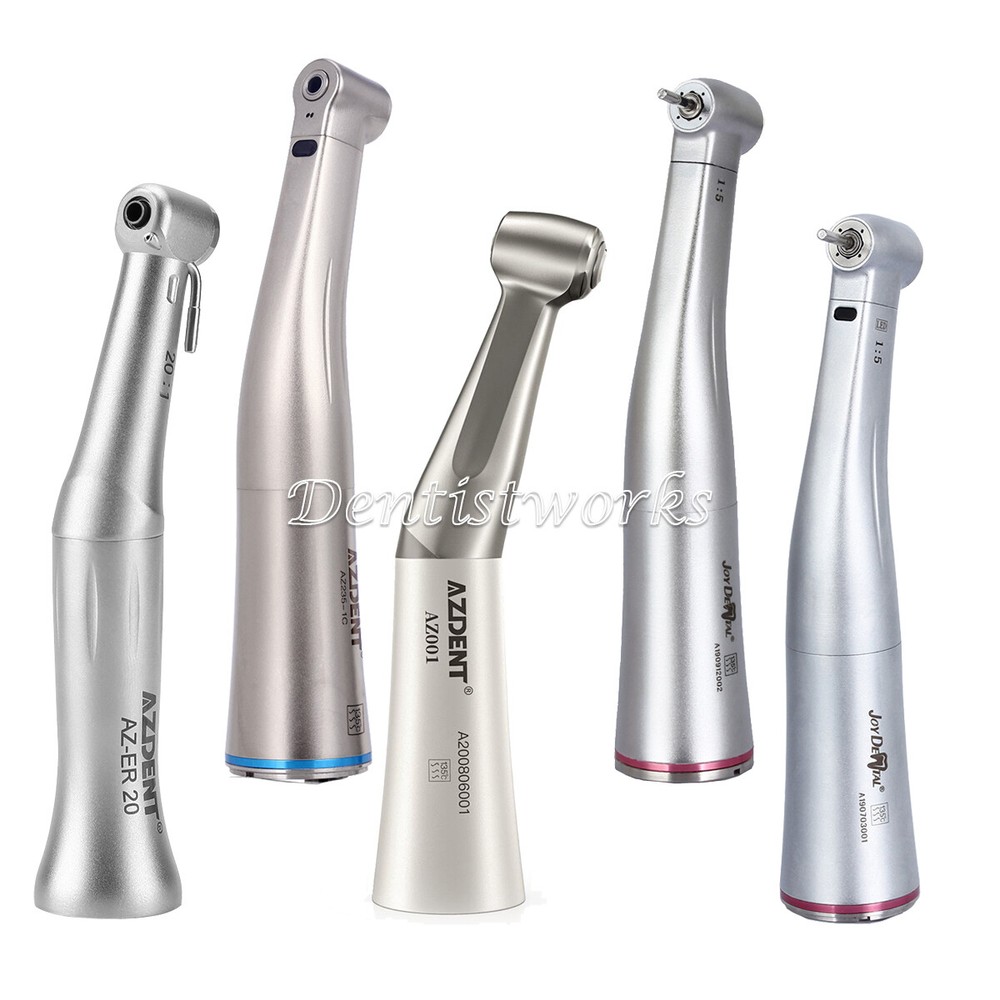 Dental Surgical 20:1 Implant Contra Angle 1:1 1:5 LED Low Speed Handpiece E-Type