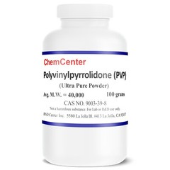 Polyvinylpyrrolidone, Povidone (PVP-40), k-30, Ultra Pure, 100 grams