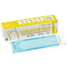 1,000 2.25″ x 8″ Self-Sealing Sterilization Pouches for Autoclave (5 Boxes)