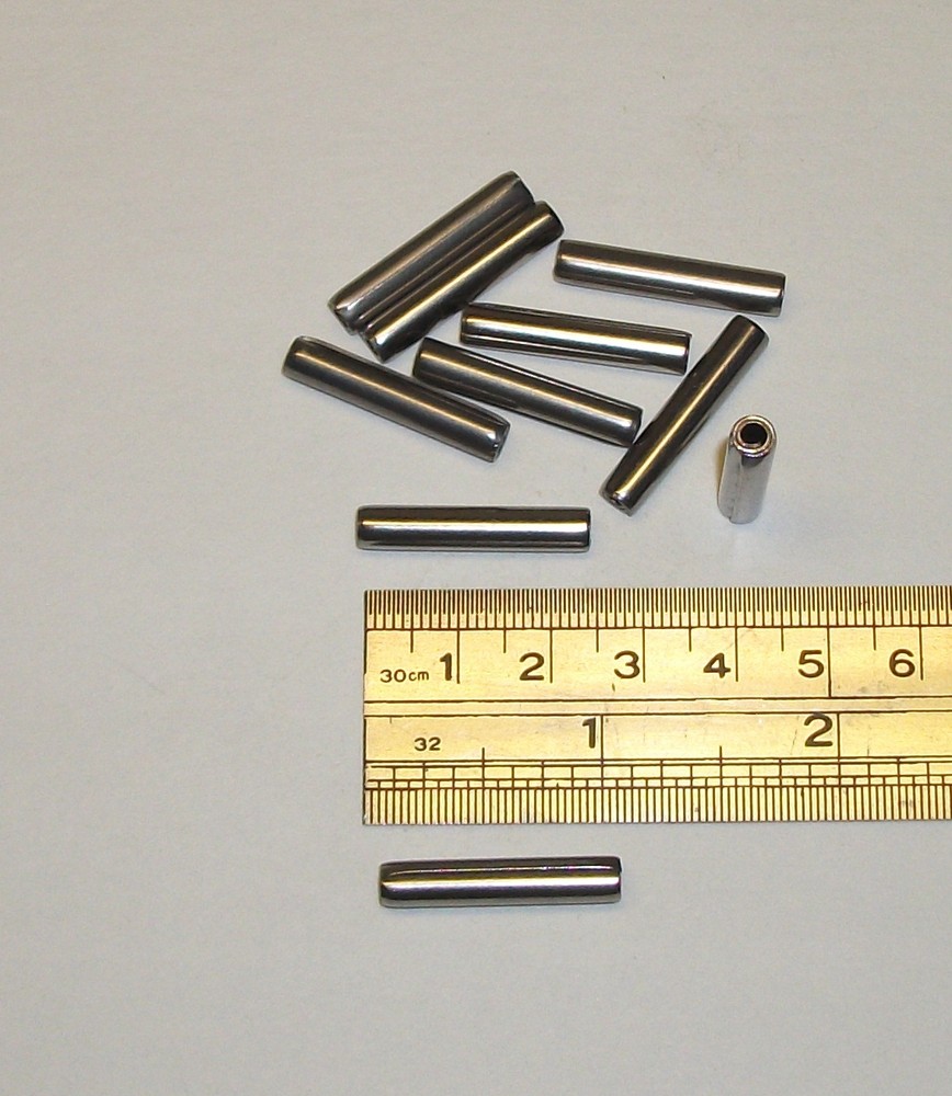 3/16 X 1″ apprx. Stainless Steel Coil Spring Pin Roll Pin MS39086-253 10 Pcs.