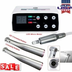 NSK Style Dental Brushless LED Electric Micro Motor 1:5 Increasing Handpiece New