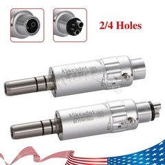 2 HOLES / 4 HOLES Dental Slow Low Speed Handpiece Air Motor E-type ASkeadnt