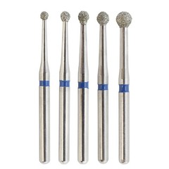 Multi-Use Dental Diamond Burs Round Ball Bur Friction Grip Surgical FG 801 801L
